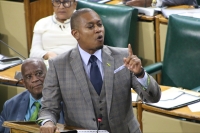 Minister of Agriculture, Fisheries and Mining, Hon. Floyd Green